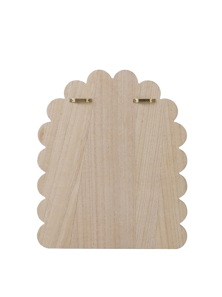 Detalj av hylle på Speil med hylle FESTON til barnerom 31x26 cm MDF