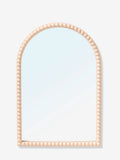 Speil med treperler i tre 40 cm beige barnerom forside
