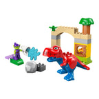 Baksiden av Spidey-Rex vs. Green Goblin 10463 med åpen kjeve