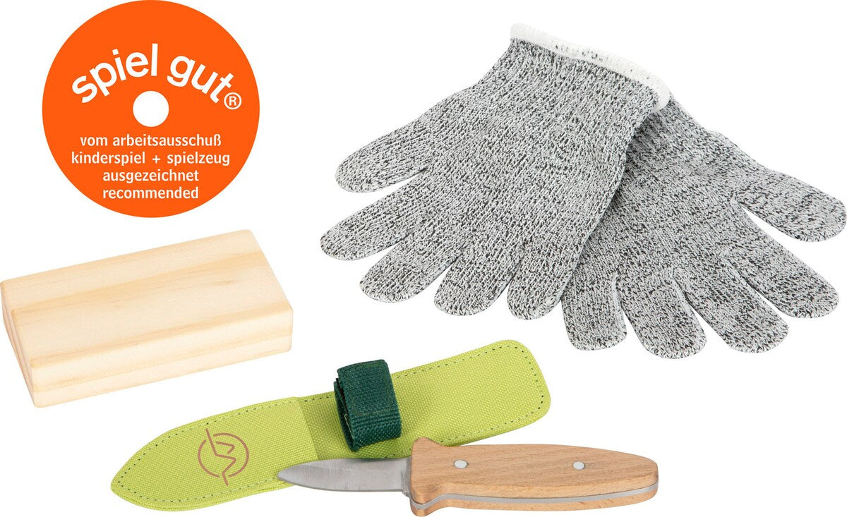 Spikkeknivesett Discover for barn med slire bakside