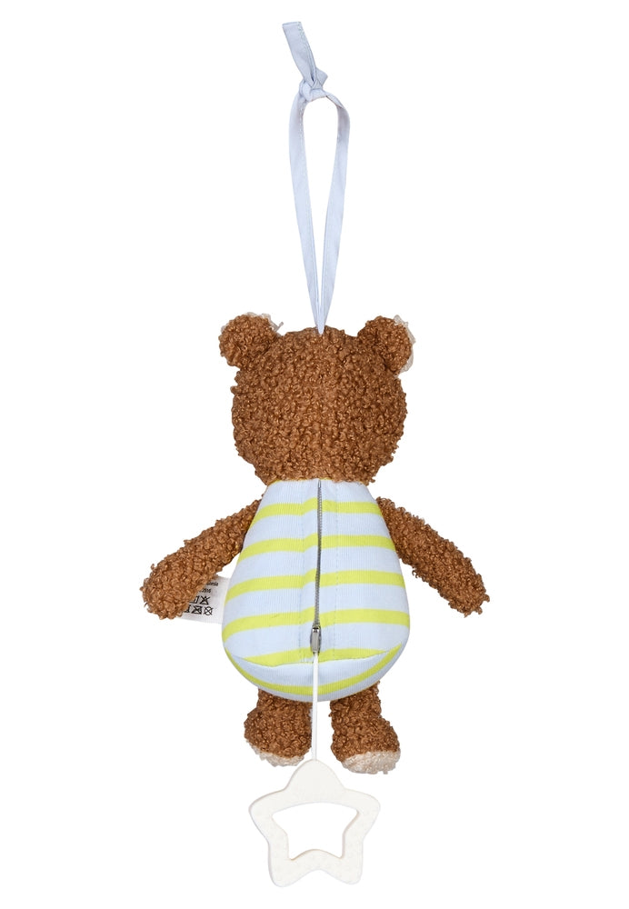 Spilledåse bjørn Bob 19 cm bakside