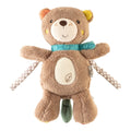 Spilledåse bjørn Forest Friends 20 cm i plysj forfra