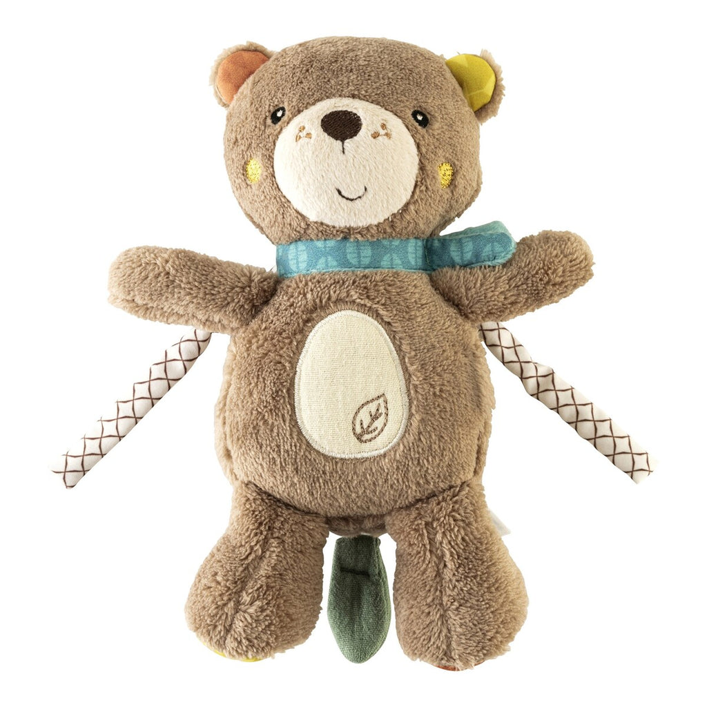 Spilledåse bjørn Forest Friends 20 cm i plysj i babyseng
