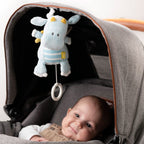 Montert spilledåse drage 17 cm i bomull Little Castle - Fehn på barnevogn