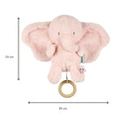 Spilledåse elefant FanFan 24 cm bakside