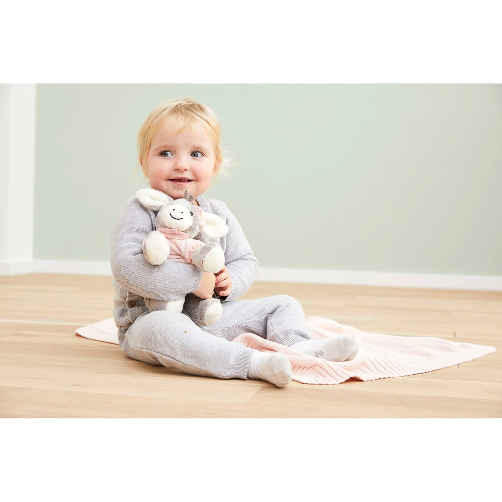 Spilledåse esel Emmi Girl plysj 20 cm, La Le Lu bakside