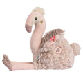 Spilledåse kosedyr med gråtesensor 31 cm flamingo - Fehn forfra
