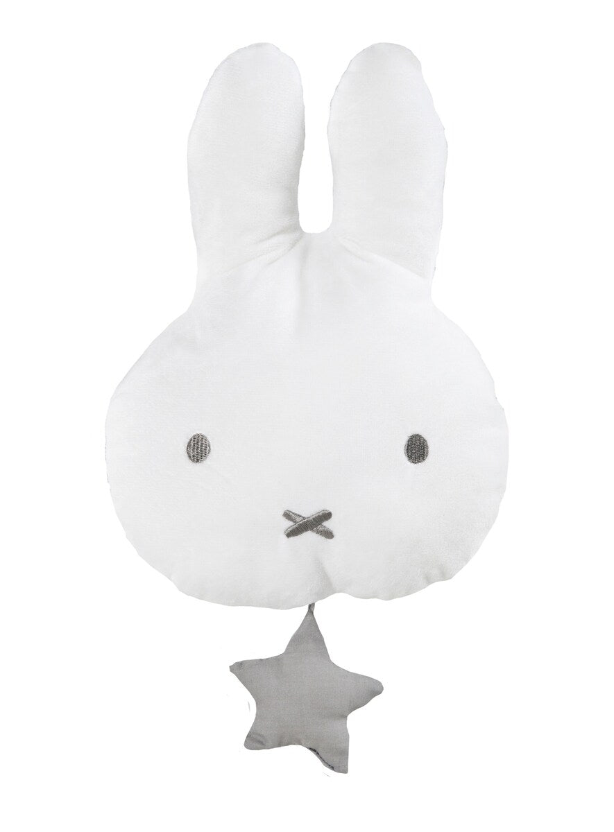 Spilledåse Miffy med uttakbart spilleverk velur forfra