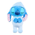 Spilledåse sovende Stitch 31 cm med lys og melodier forfra