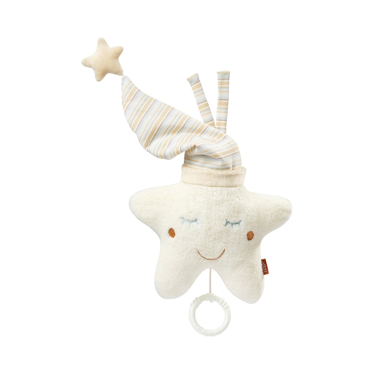 Spilledåse stjerne Baby Love 22 cm forfra