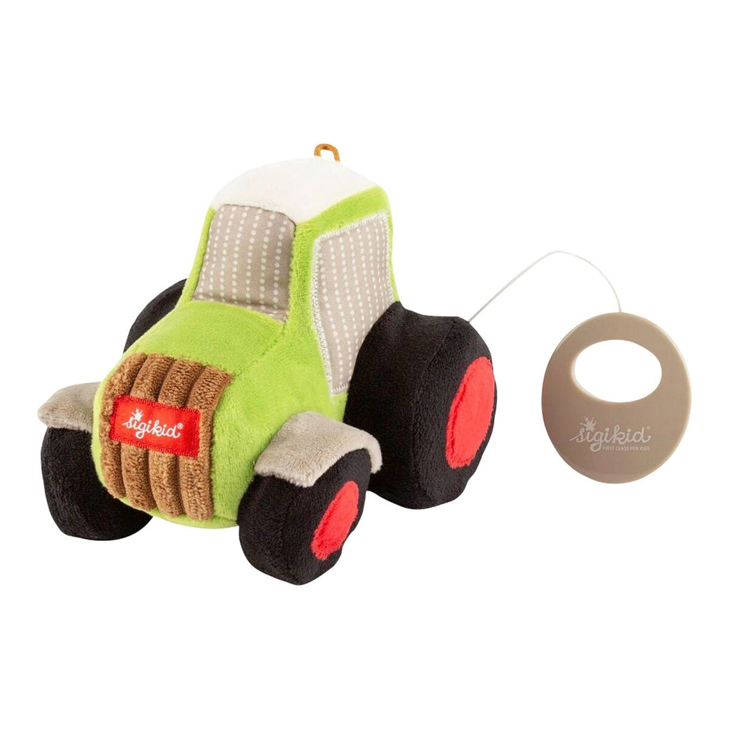 Spilledåse traktor 15 cm Old MacDonald forfra