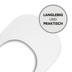 Spisebrett og bord for Arketa barnestol Click Tray hvit i bruk