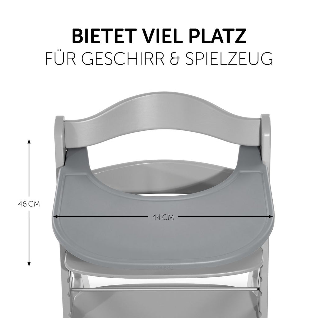 Spisebrett og bord Click Tray til Alpha barnestol med leker