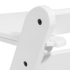 Spisebrett og bord Click Tray til Alpha barnestol hvit demontert
