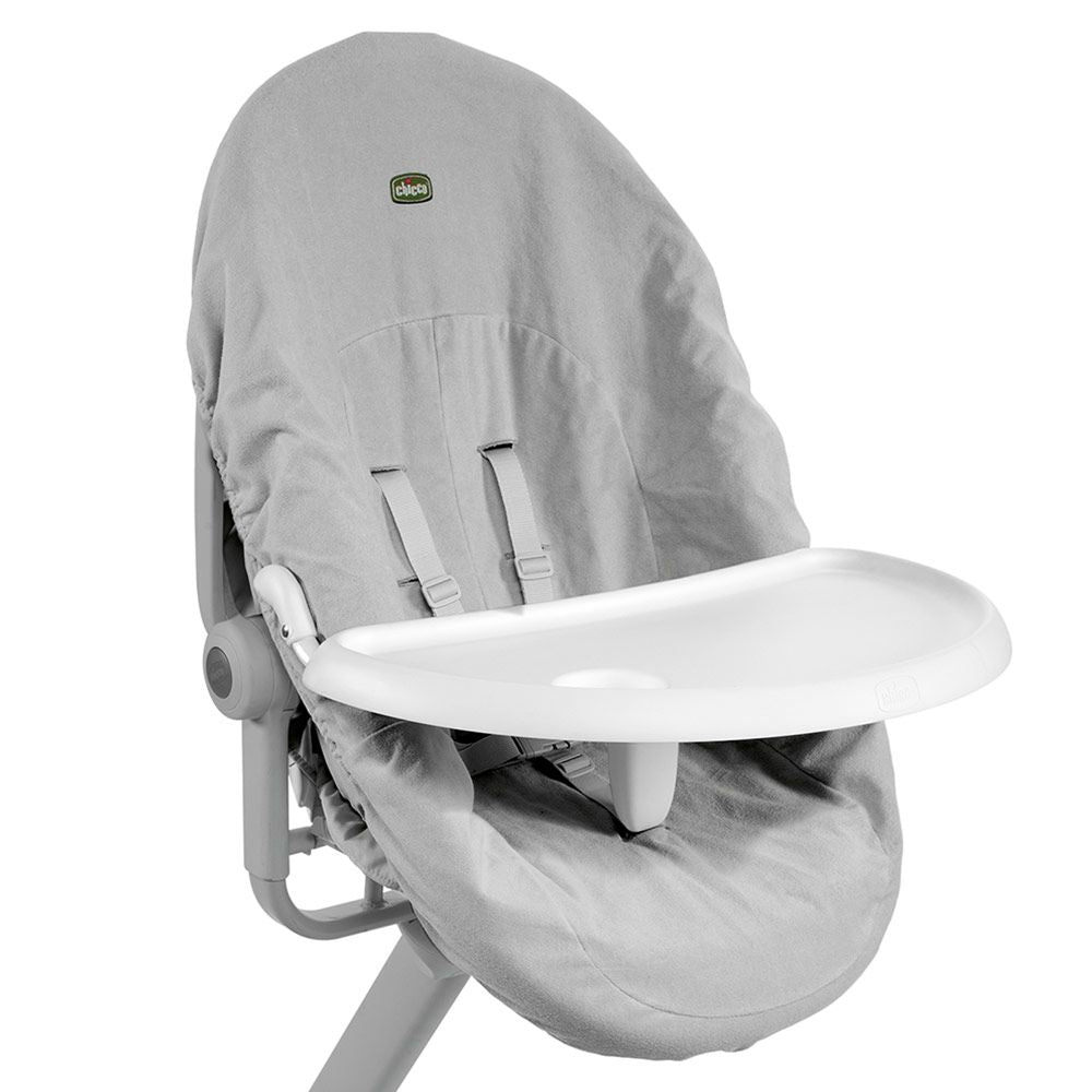 Spisebrett & setetrekk til Baby Hug 4 in 1 Air barnestol forfra