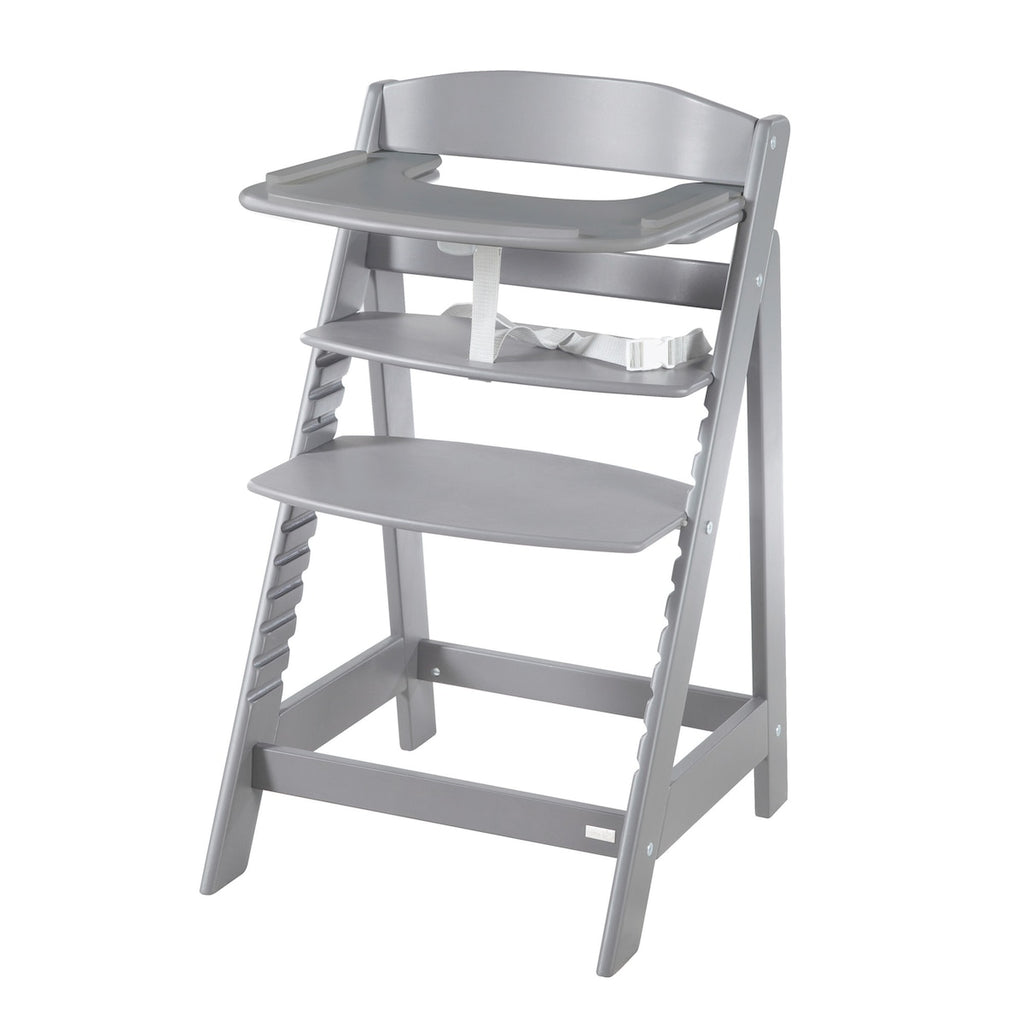 Detalj av spisebrett i tre for barnestol Sit Up Flex taupe