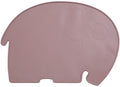 Spisebrikke i silikon Fanto elefant rustic plum foran