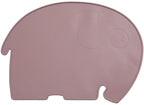 Spisebrikke i silikon Fanto elefant rustic plum foran