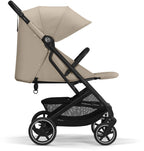 Sportsvogn Beezy Almond Beige med liggestilling med solskjerm