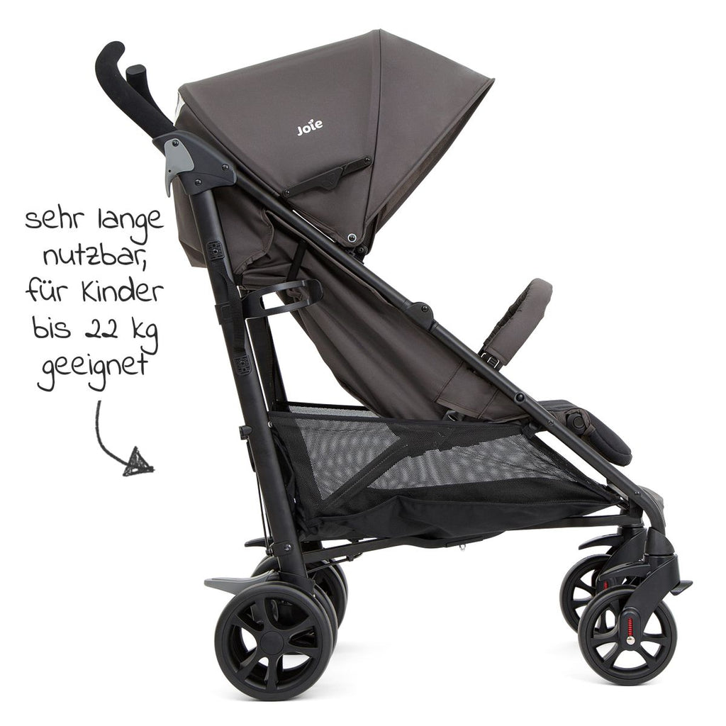 Sportsvogn Brisk LX opptil 22 kg med liggefunksjon Ember bakside