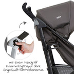 Sportsvogn Brisk LX opptil 22 kg med liggefunksjon Ember montert