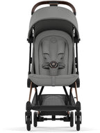 Detalj av Sportsvogn Coya ultrakompakt Rosegold Mirage Grey sittesystem