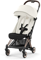 Sportsvogn Coya ultrakompakt Rosegold Off White bakside