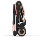 Sportsvogn Coya ultrakompakt Rosegold Peach Pink ventilert ryggstøtte