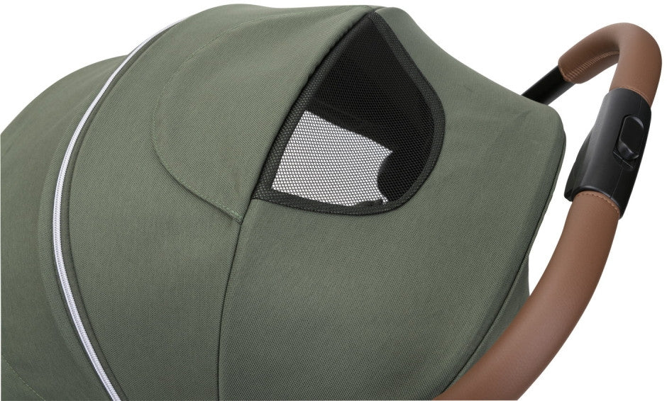 Sportsvogn Goody XPlus Twinkle Green håndtak detalj