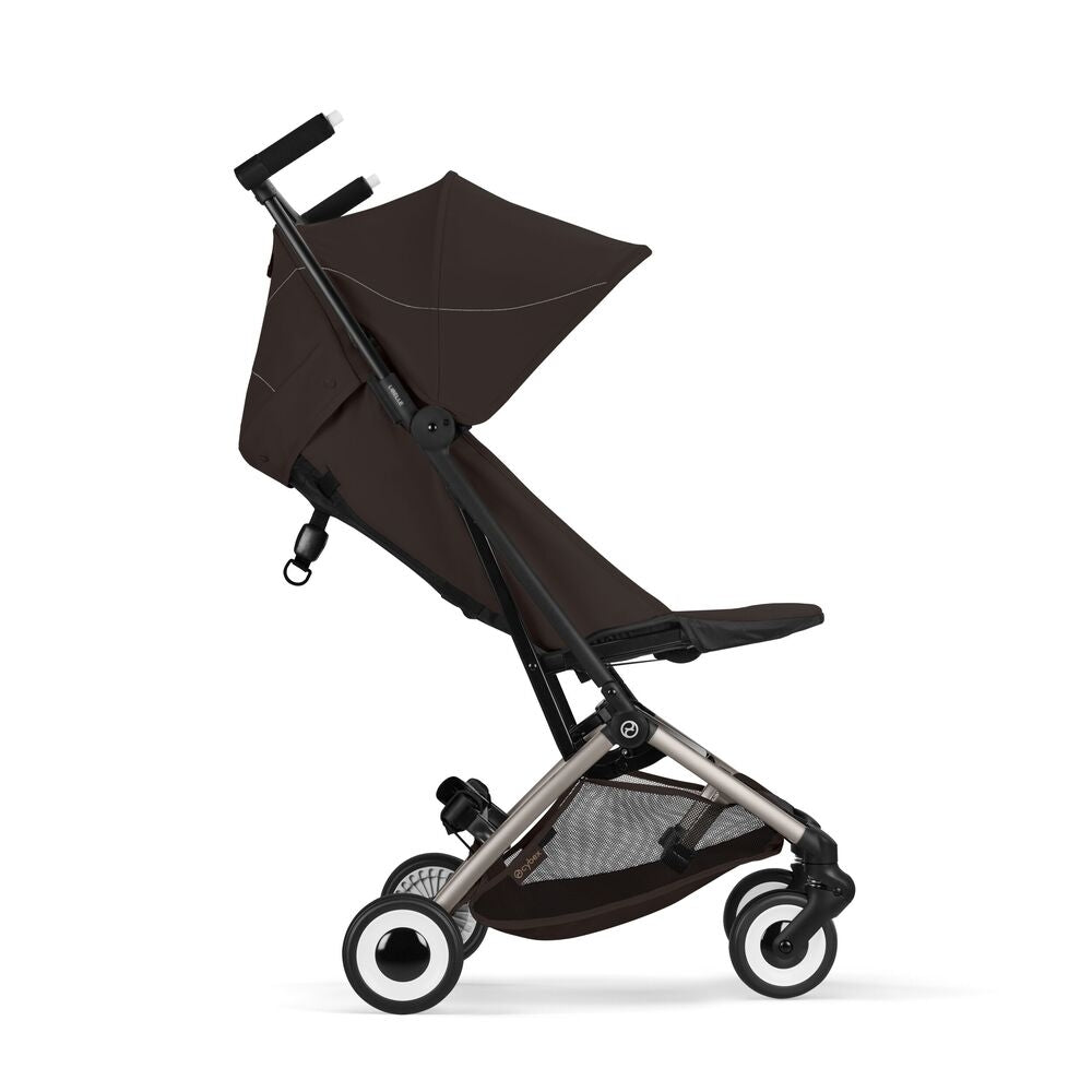 Sportsvogn Libelle Chocolate Brown sammenfoldet