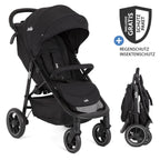 Sportsvogn Litetrax fra 6 mnd, opptil 22 kg, med regntrekk detalj av hjul