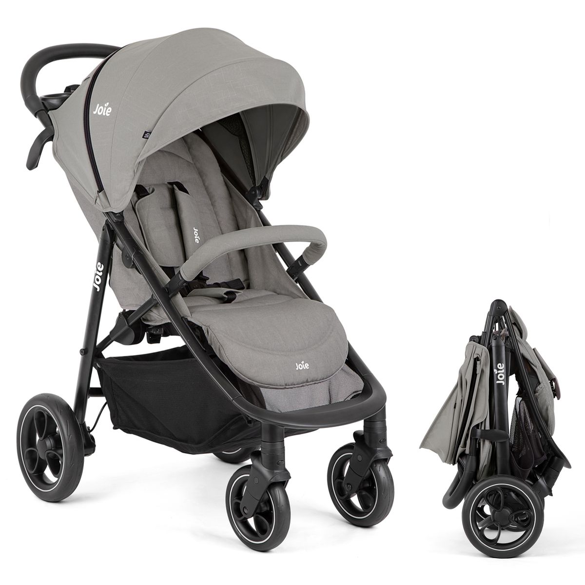 Sportsvogn Litetrax fra 6 mnd, opptil 22 kg, med regntrekk forfra