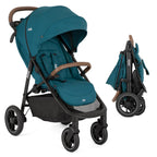 Sportsvogn Litetrax Pro opptil 22 kg med regntrekk forfra