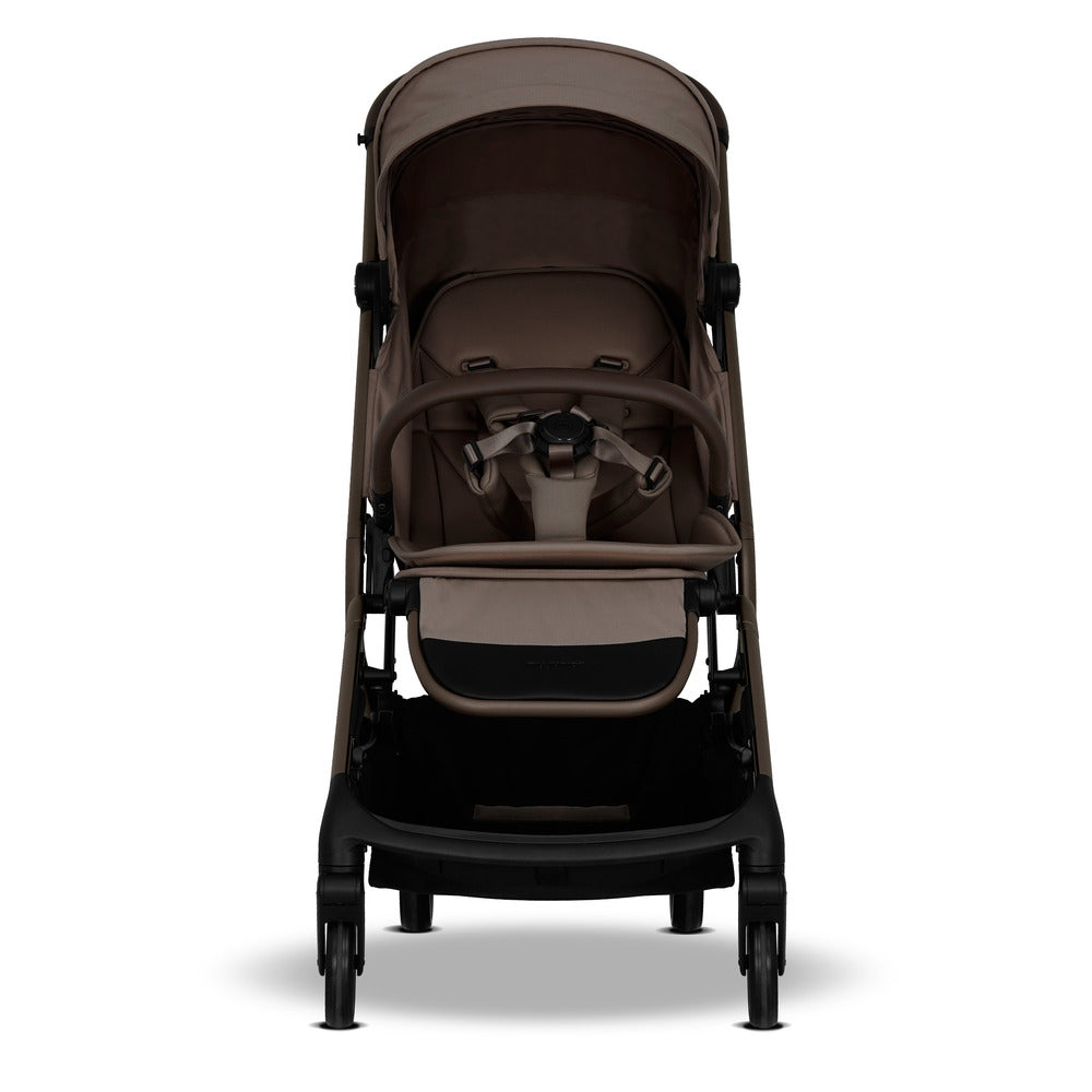 Sportsvogn LIYO cabin size IATA-godkjent Mocca Brown bakside