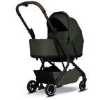 Sportsvogn LIYO cabin size Olive Green panoramavindu