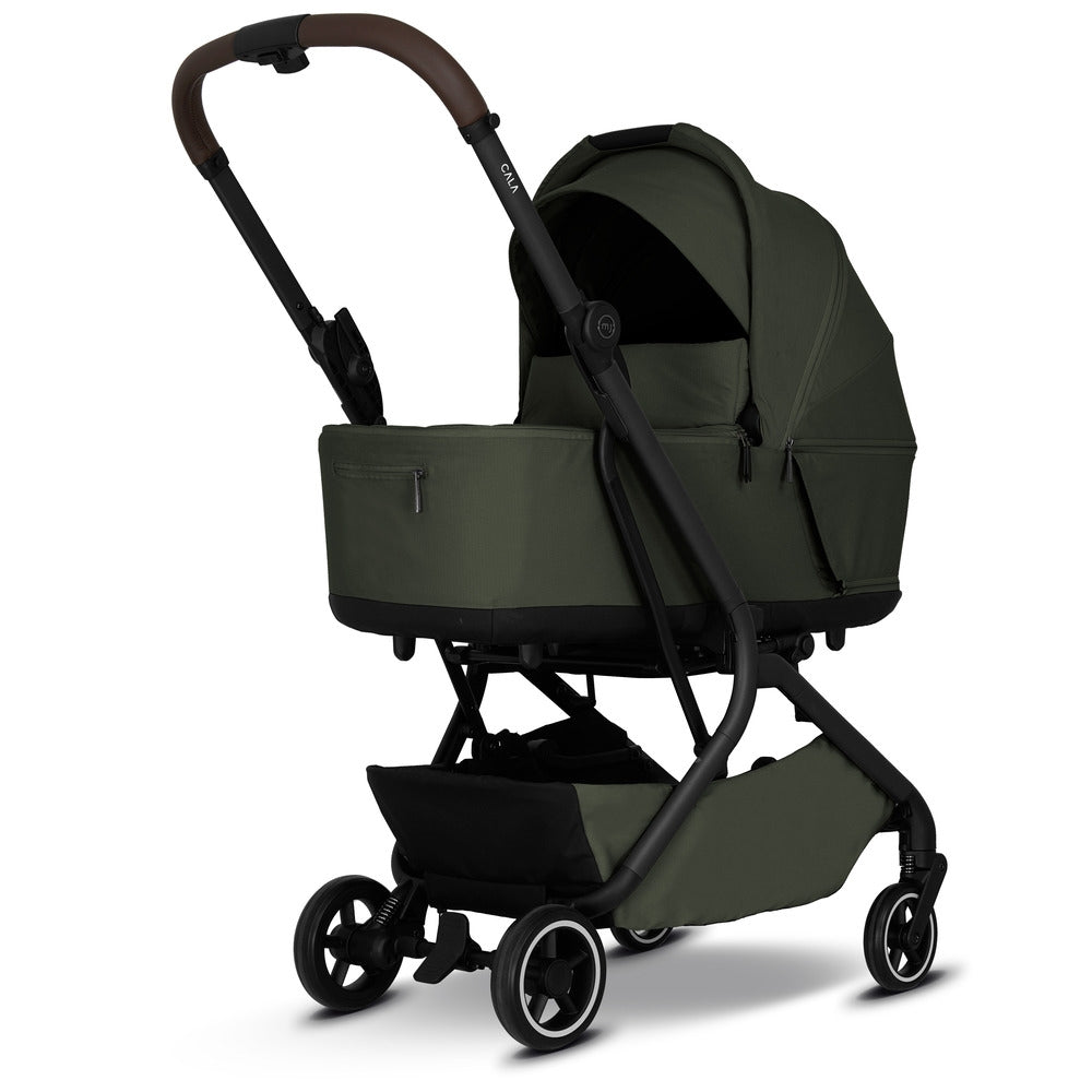 Sportsvogn LIYO cabin size Olive Green panoramavindu