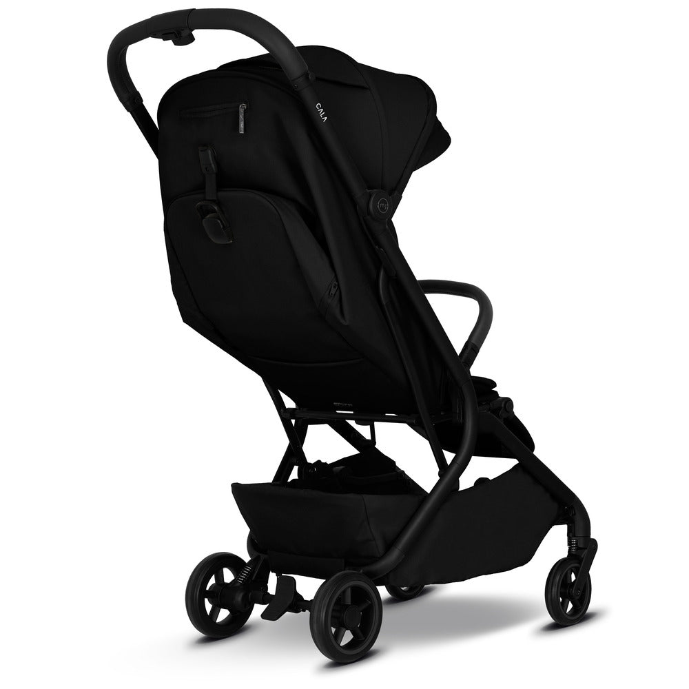 Detalj av SunShield solsegel på Sportsvogn LIYO cabin size IATA-godkjent Pure Black
