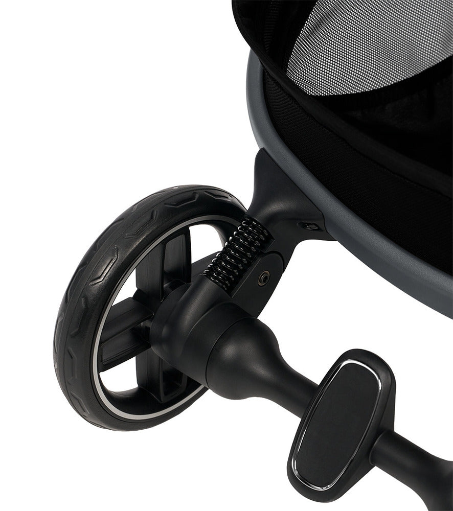 Nærbilde av Sportsvogn Oxford Cabin Onyx Black hjul