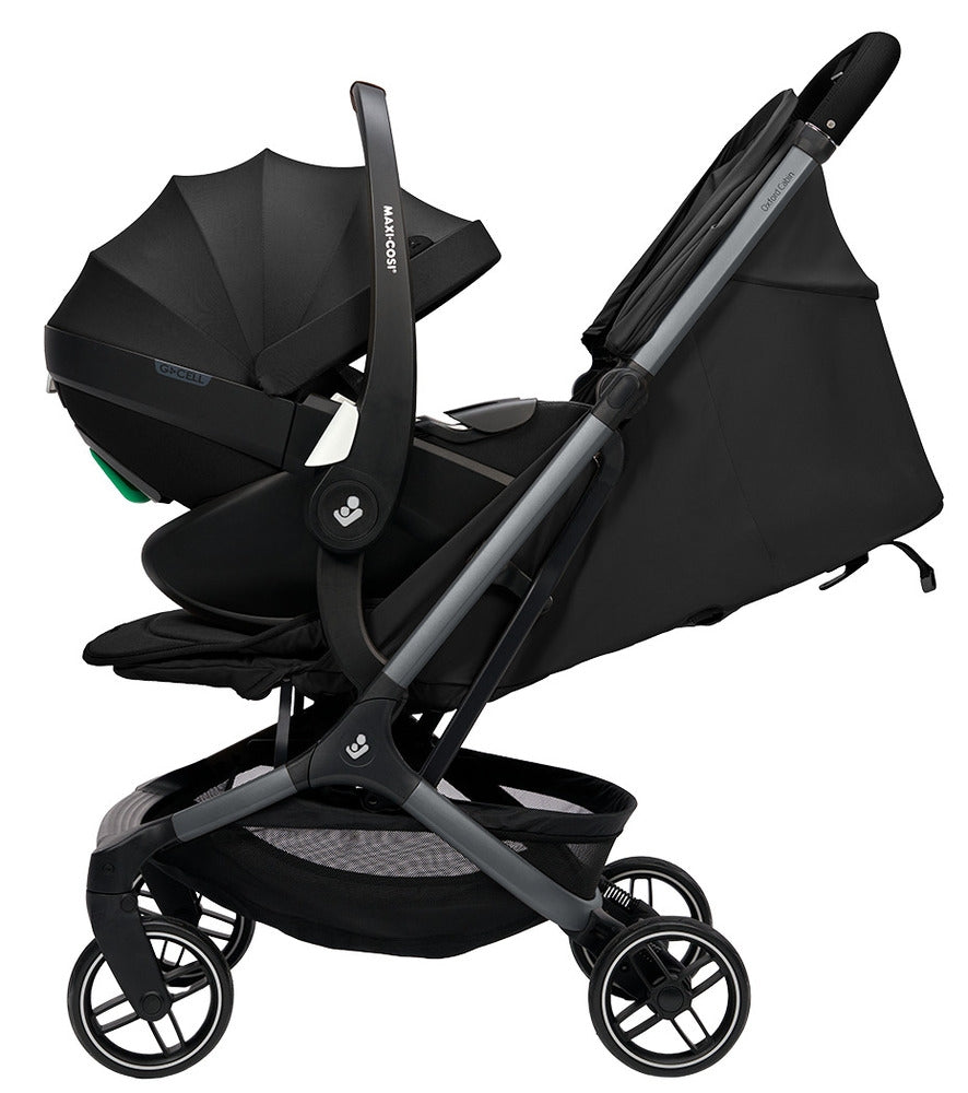 Sportsvogn Oxford Cabin Onyx Black med solskjerm