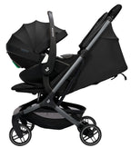 Sportsvogn Oxford Cabin Onyx Black med solskjerm