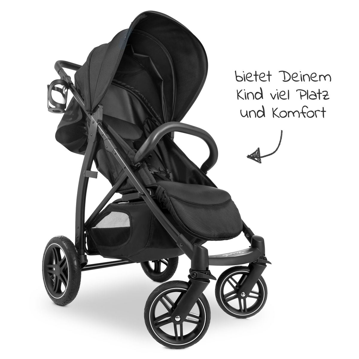 Sportsvogn Rapid 4D AIR med justerbar liggestilling
