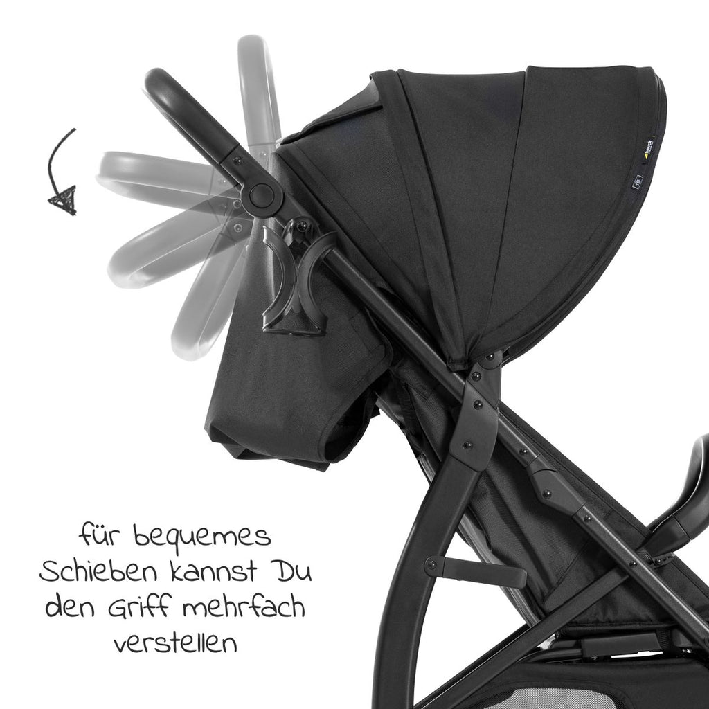 Sportsvogn Rapid 4D AIR med stort XL solskjerm
