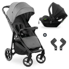 Sportsvogn Shop N Care 2-i-1 reisesett med bilstol foran