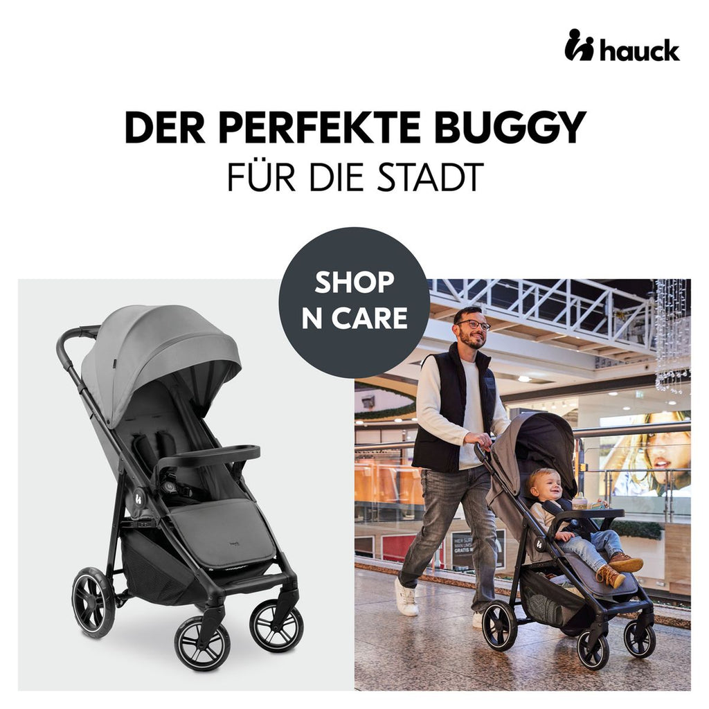 Sportsvogn Shop N Care fra fødsel til 22 kg grå bakside