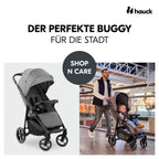 Sportsvogn Shop N Care fra fødsel til 22 kg grå bakside