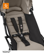 Detaljbilde av Sportsvogn YOYO³ med tekstilsete 6+ Taupe