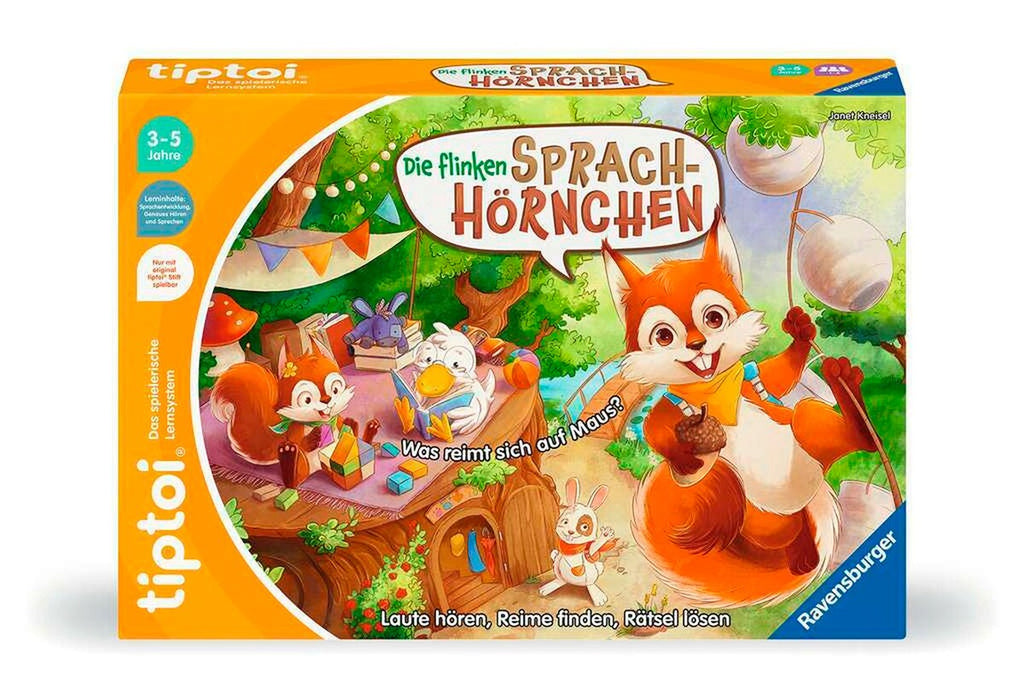 Språkspill tiptoi fra 3 år 1-4 spillere - Ravensburger forfra