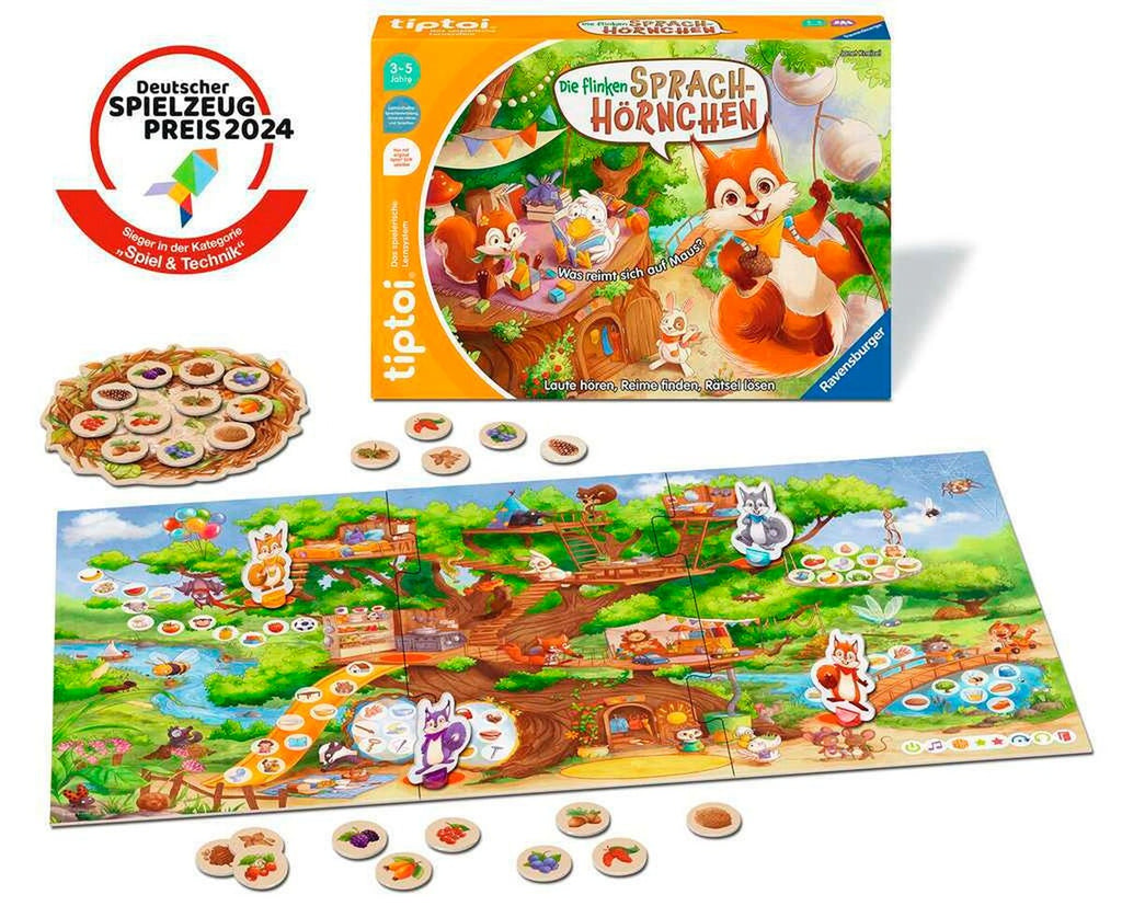 Detalj av Språkspill tiptoi fra 3 år 1-4 spillere - Ravensburger med språkekorn