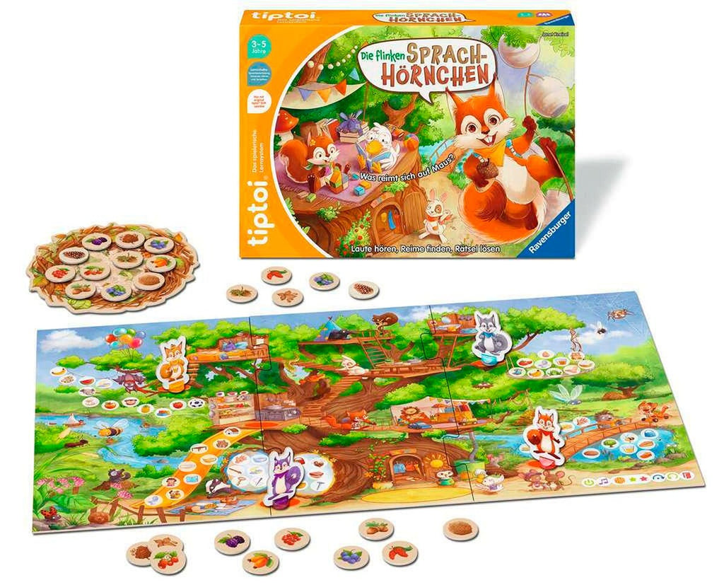 Montert Språkspill tiptoi fra 3 år 1-4 spillere - Ravensburger spillbrett