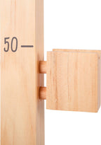 Sprinhindernis i tre for barn small foot sideprofil